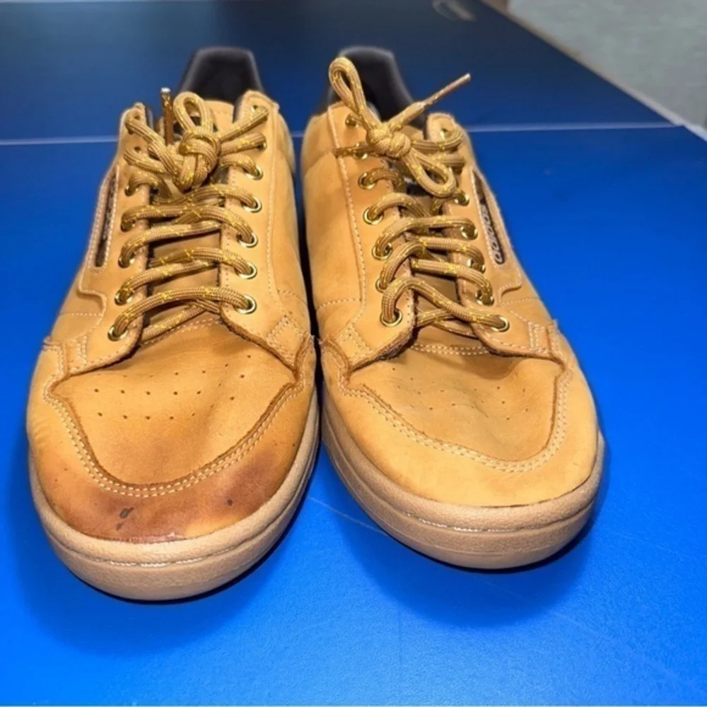 Super Nice Adidas Continental 80 J Brown/Camel‎ Shoes Size 10.5